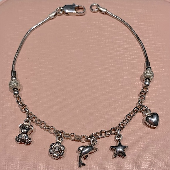 Jewelry - Sterling Silver 925 Charm Bracelet
